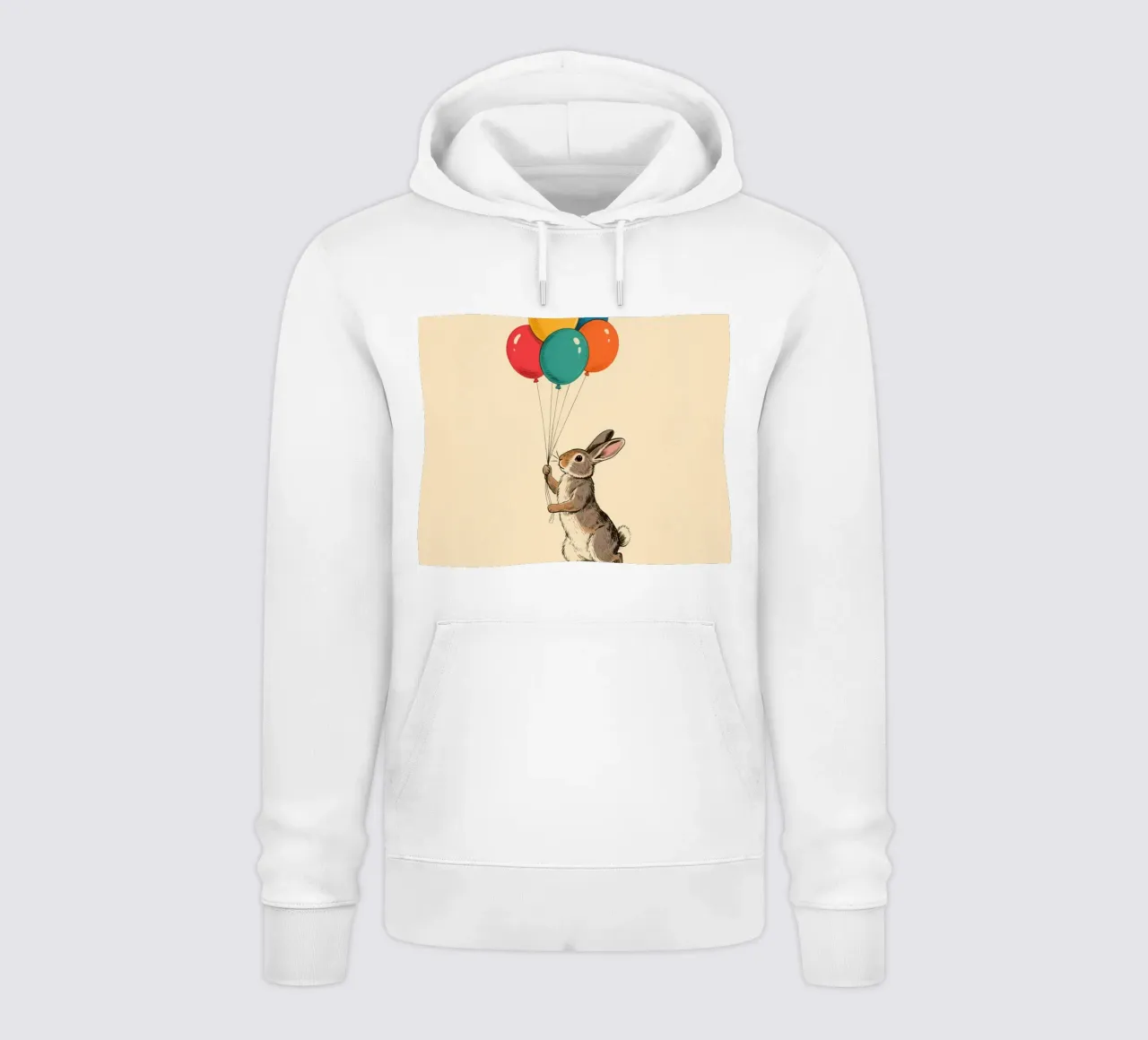Rabbit Balloons felpa con cappuccio da knowledge