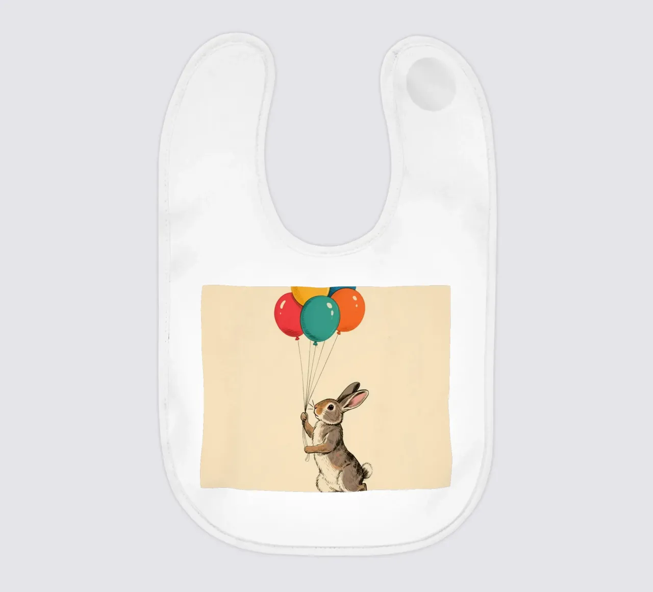 Rabbit Balloons bavaglino da knowledge