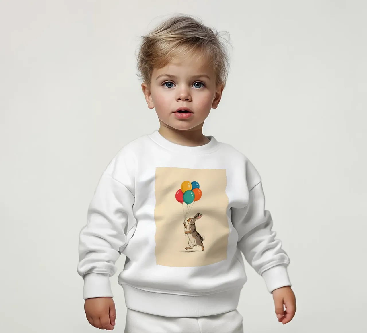 Rabbit Balloons felpa neonato da knowledge