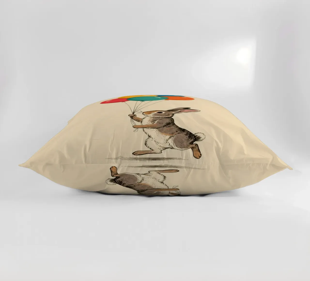 Rabbit Balloons cuscino da knowledge