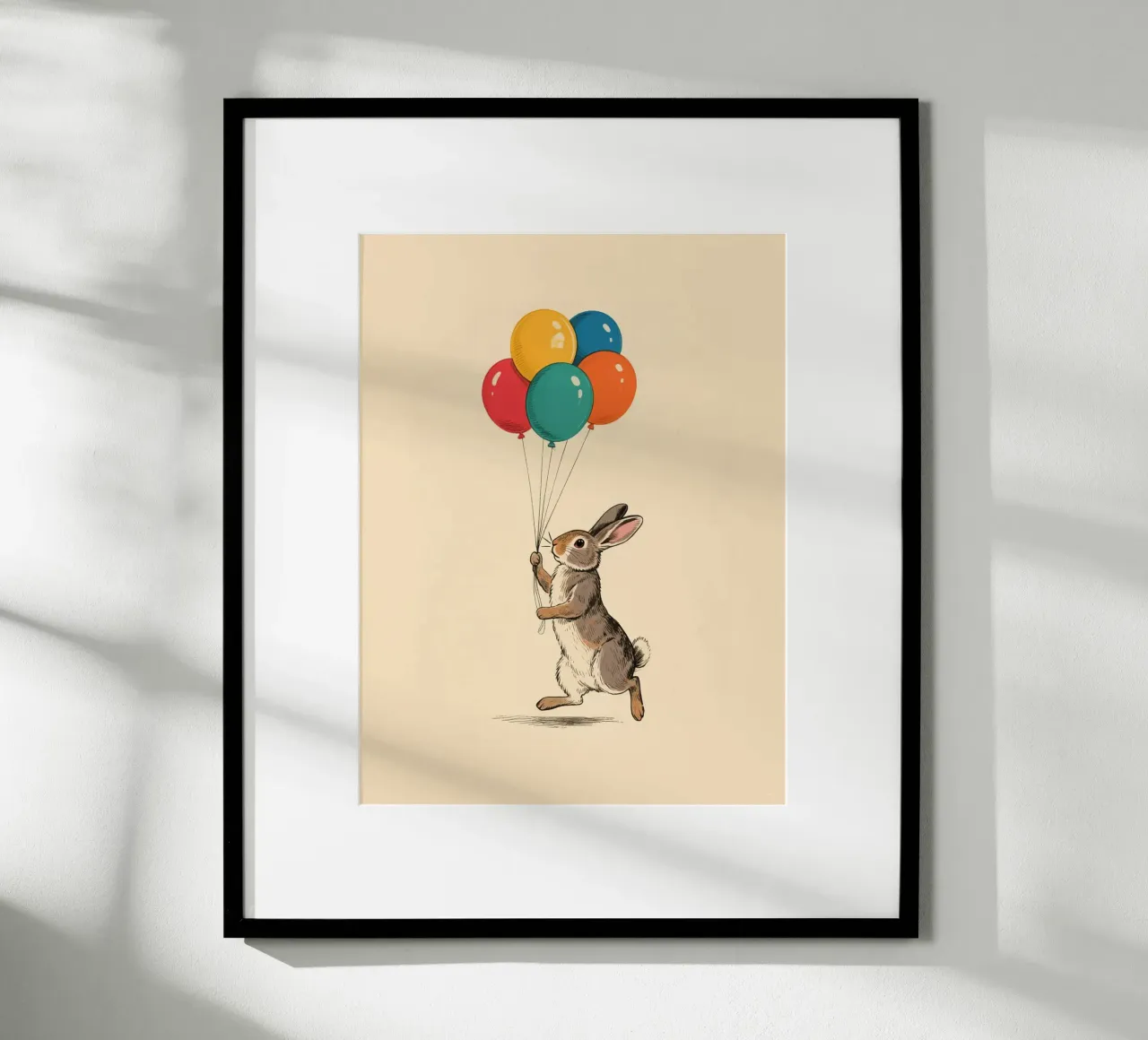 Rabbit Balloons poster da knowledge