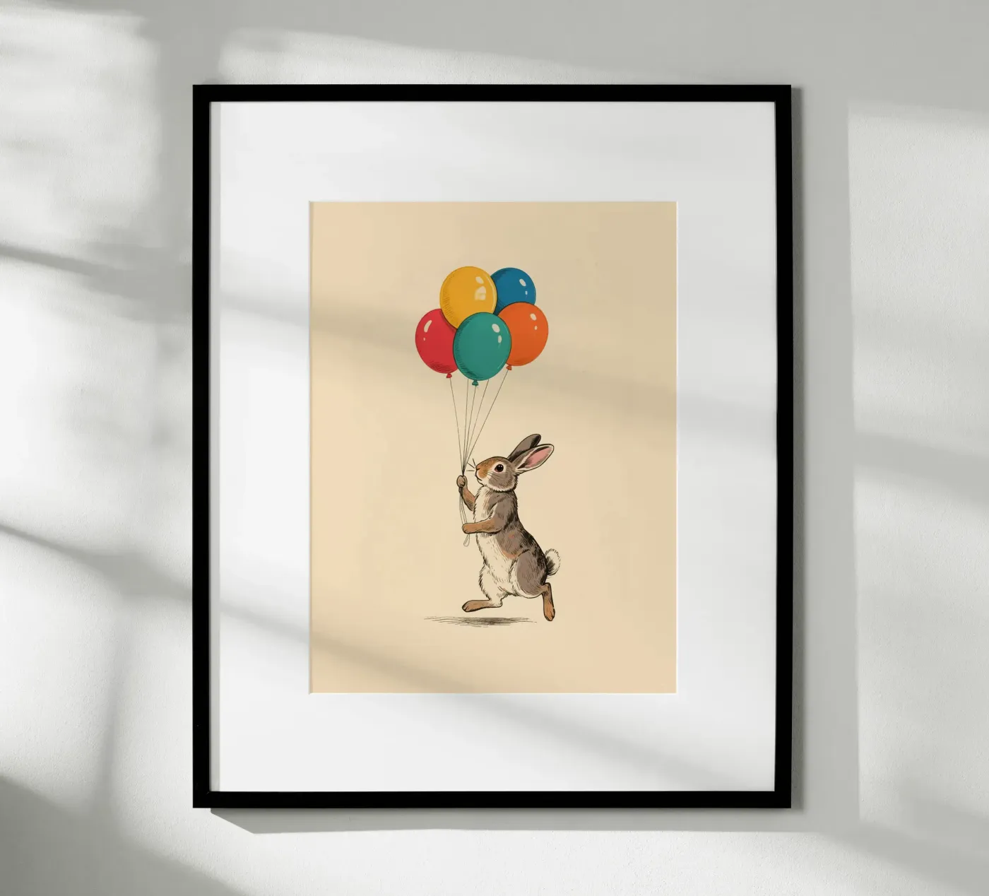 Rabbit Balloons poster da knowledge