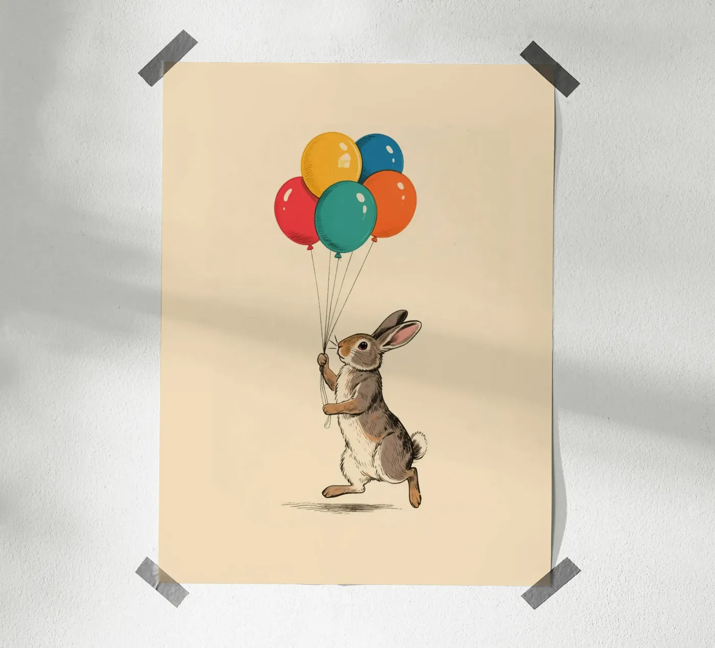 Rabbit Balloons poster da knowledge