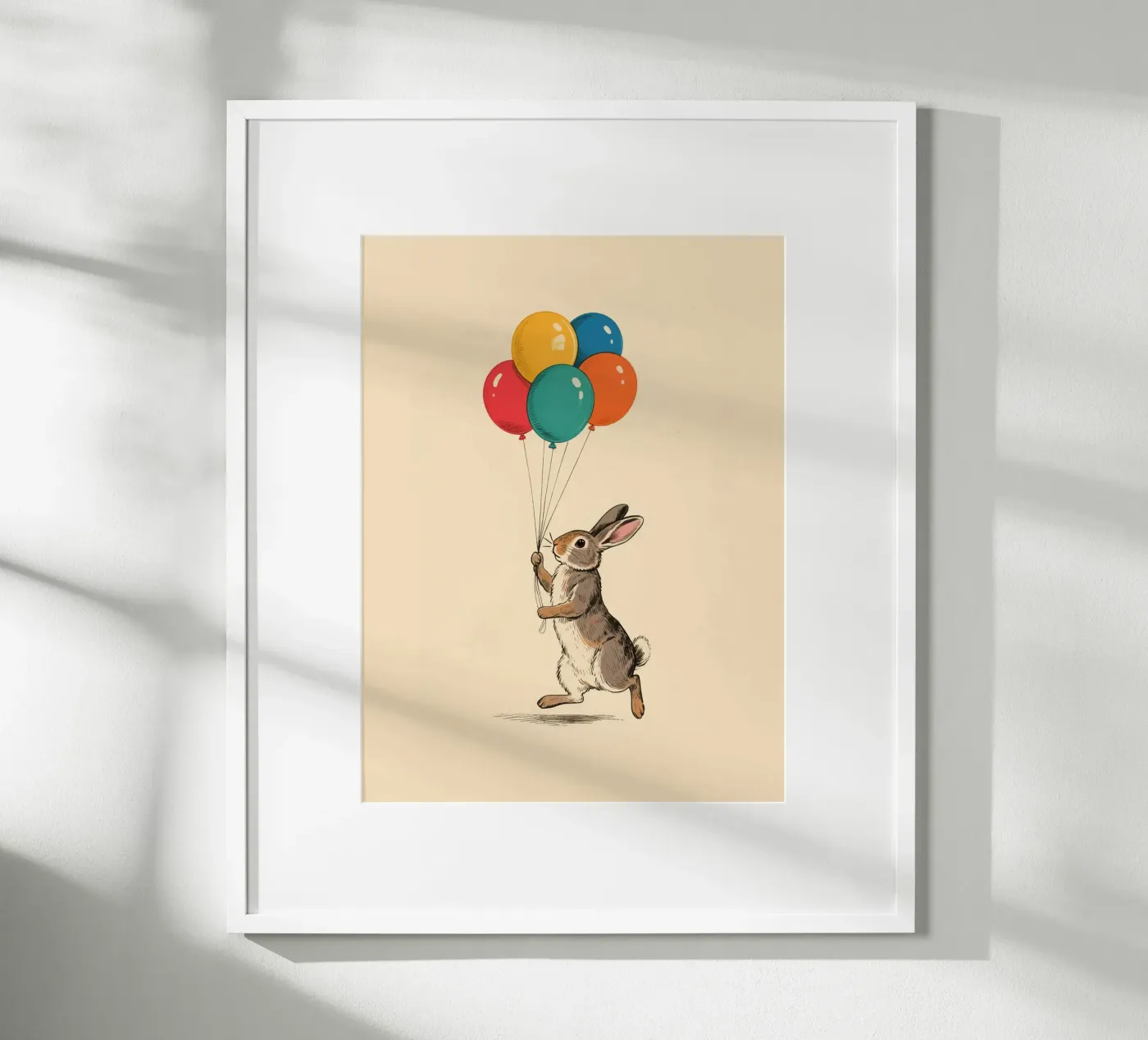 Rabbit Balloons poster da knowledge