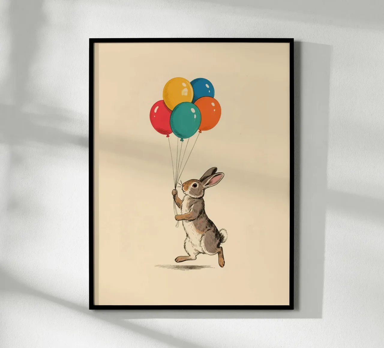 Rabbit Balloons poster da knowledge