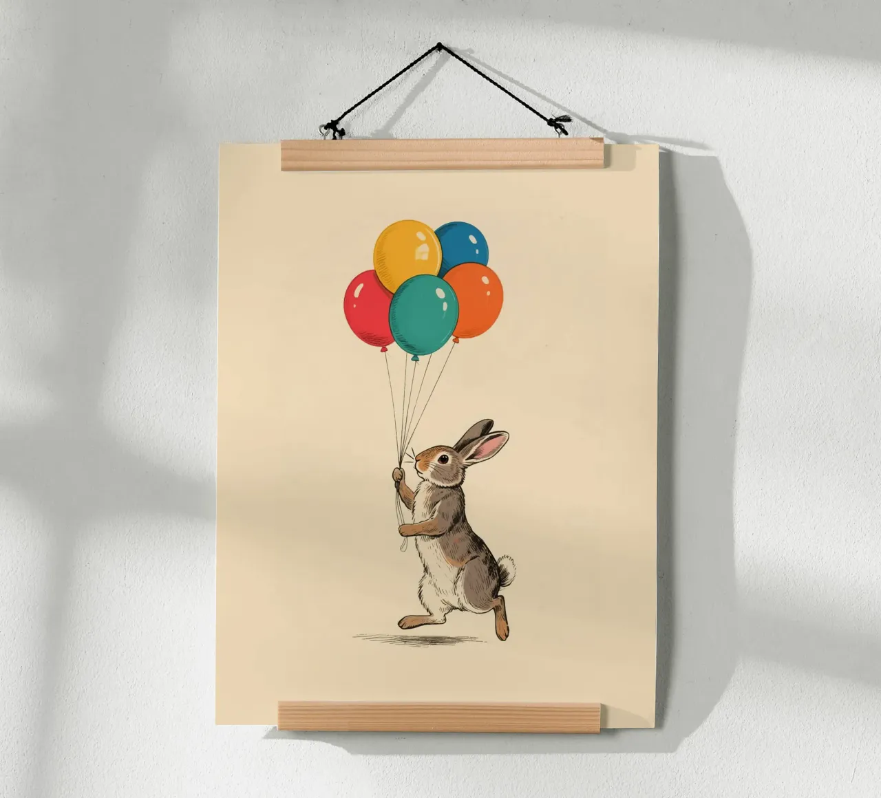 Rabbit Balloons poster da knowledge