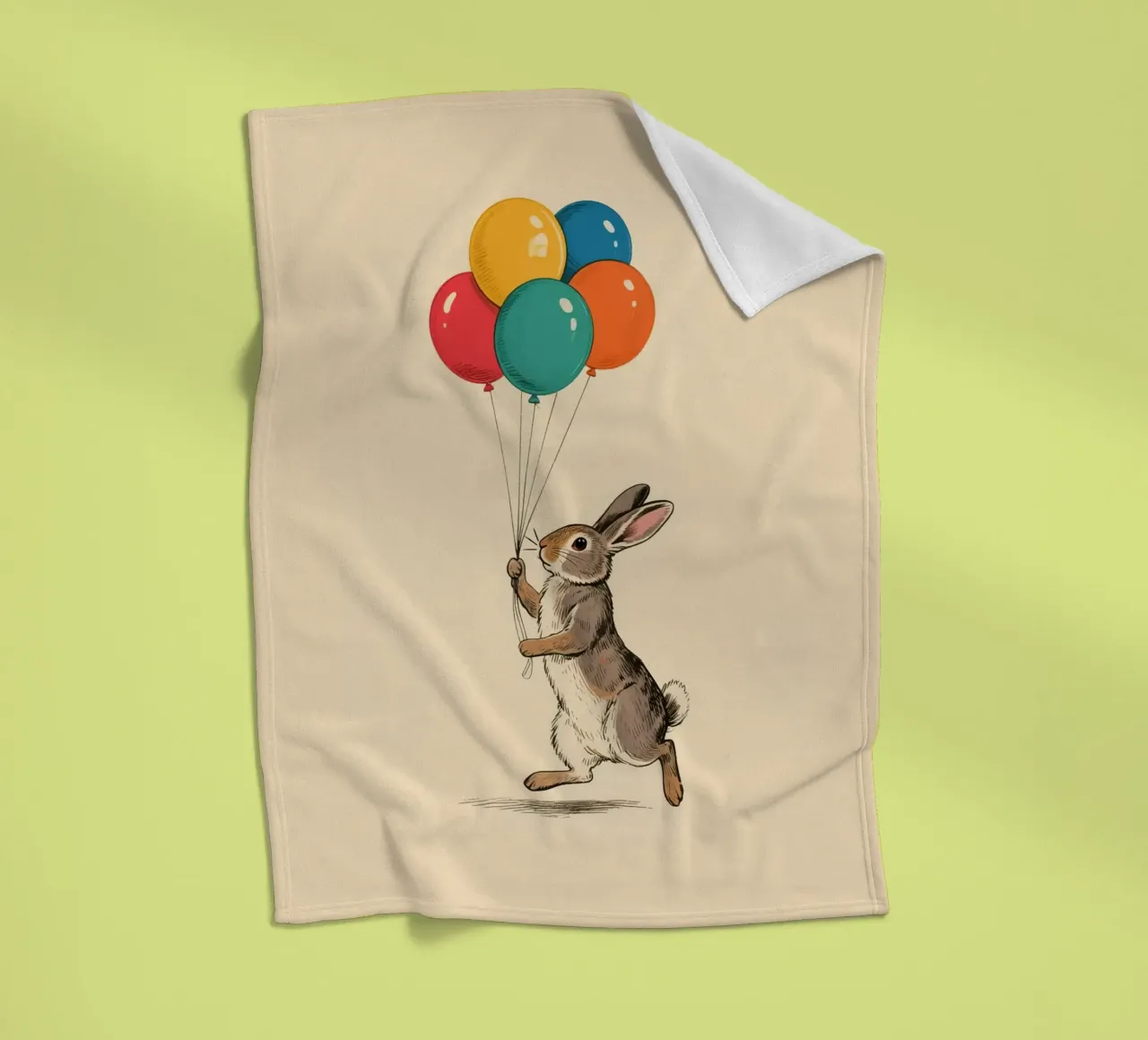 Rabbit Balloons coperta in pile da knowledge