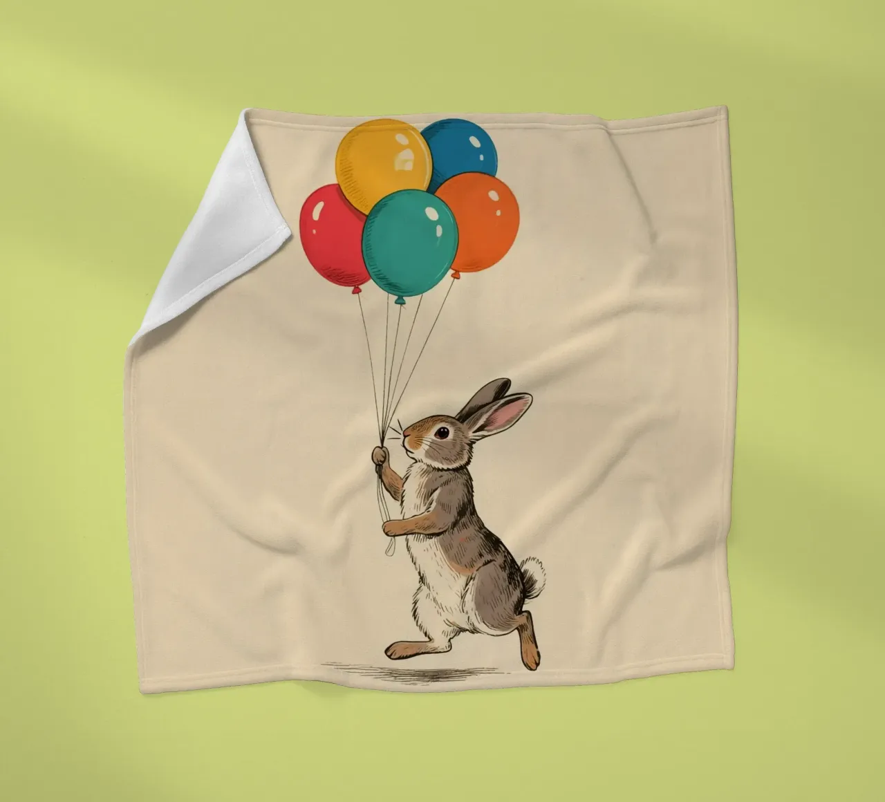 Rabbit Balloons coperta in pile da knowledge