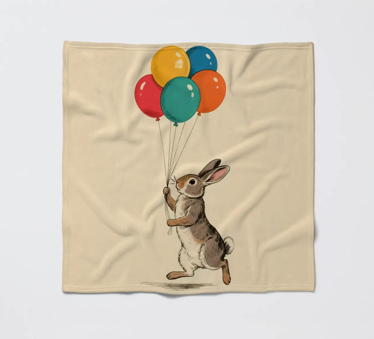Rabbit Balloons coperta in pile da knowledge