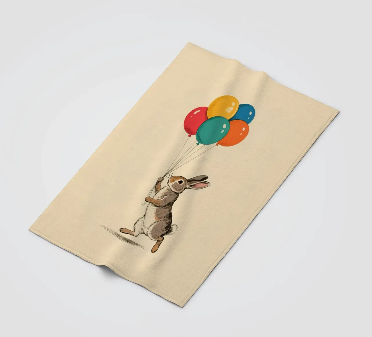 Rabbit Balloons coperta in pile da knowledge