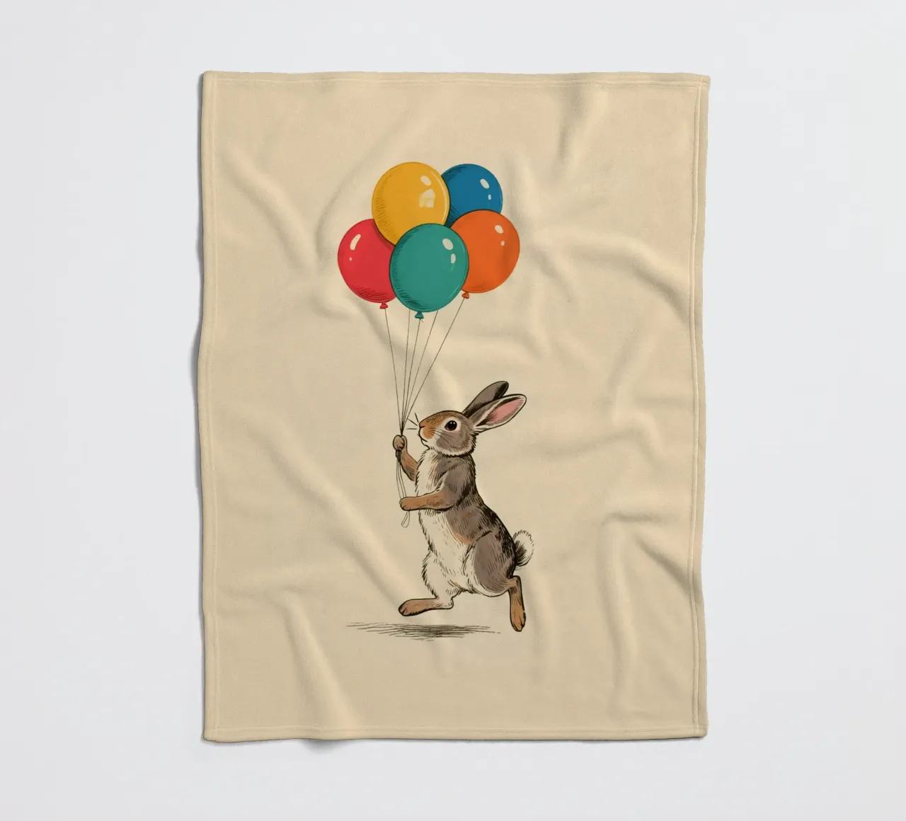 Rabbit Balloons coperta in pile da knowledge