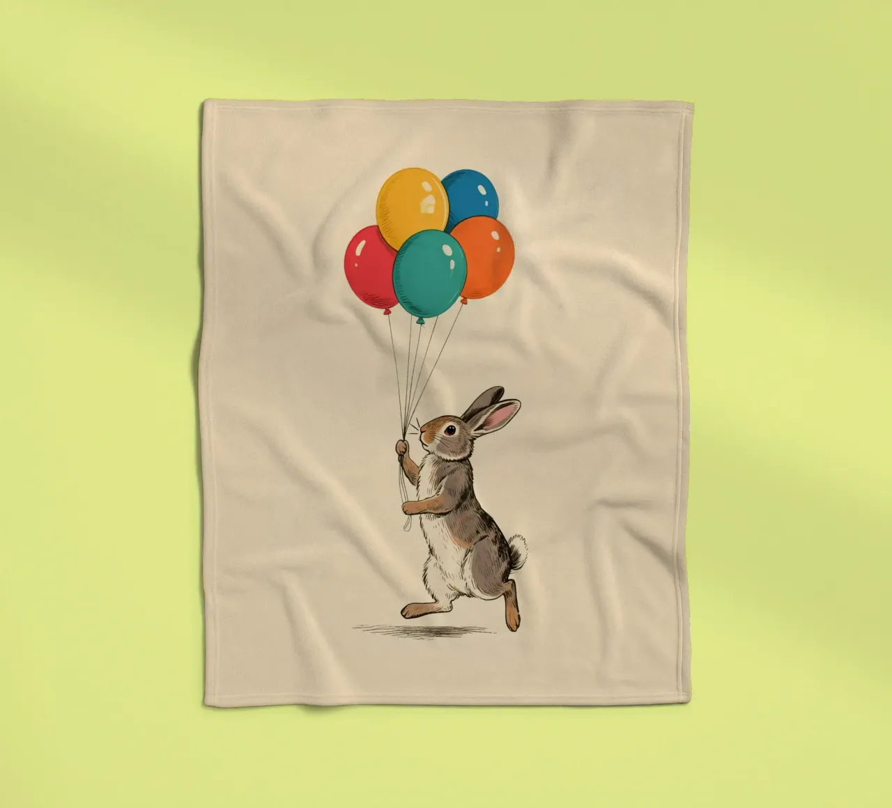 Rabbit Balloons coperta in pile da knowledge