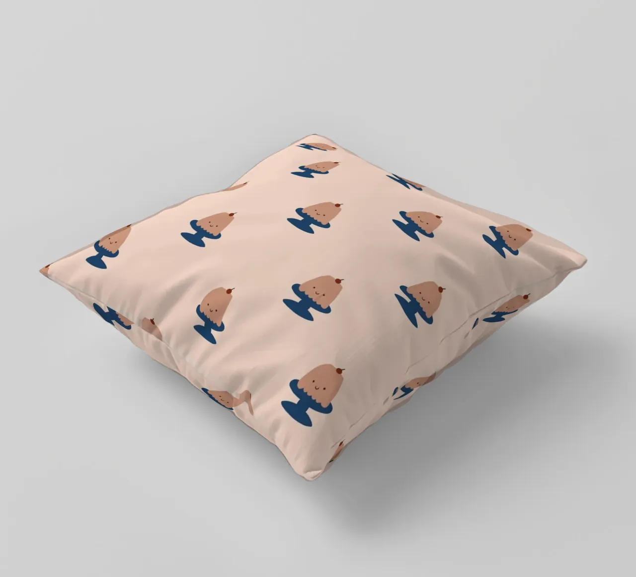 Team jelly wobble pattern cuscino da AleksandraAnna