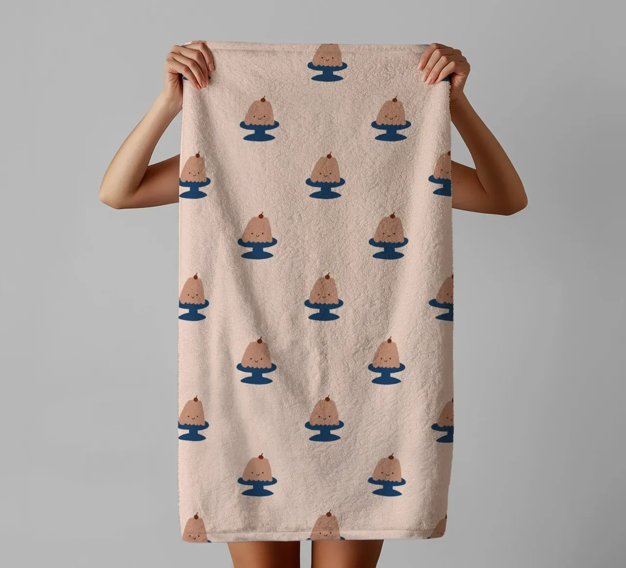 Team jelly wobble pattern asciugamano da bagno da AleksandraAnna