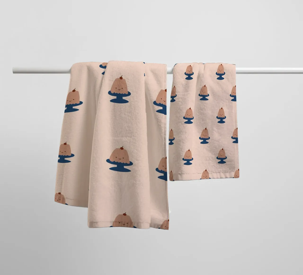Team jelly wobble pattern asciugamano da bagno da AleksandraAnna