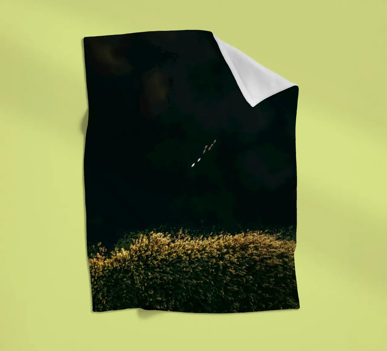 cespuglio di fiori coperta in pile da Earthly Visions
