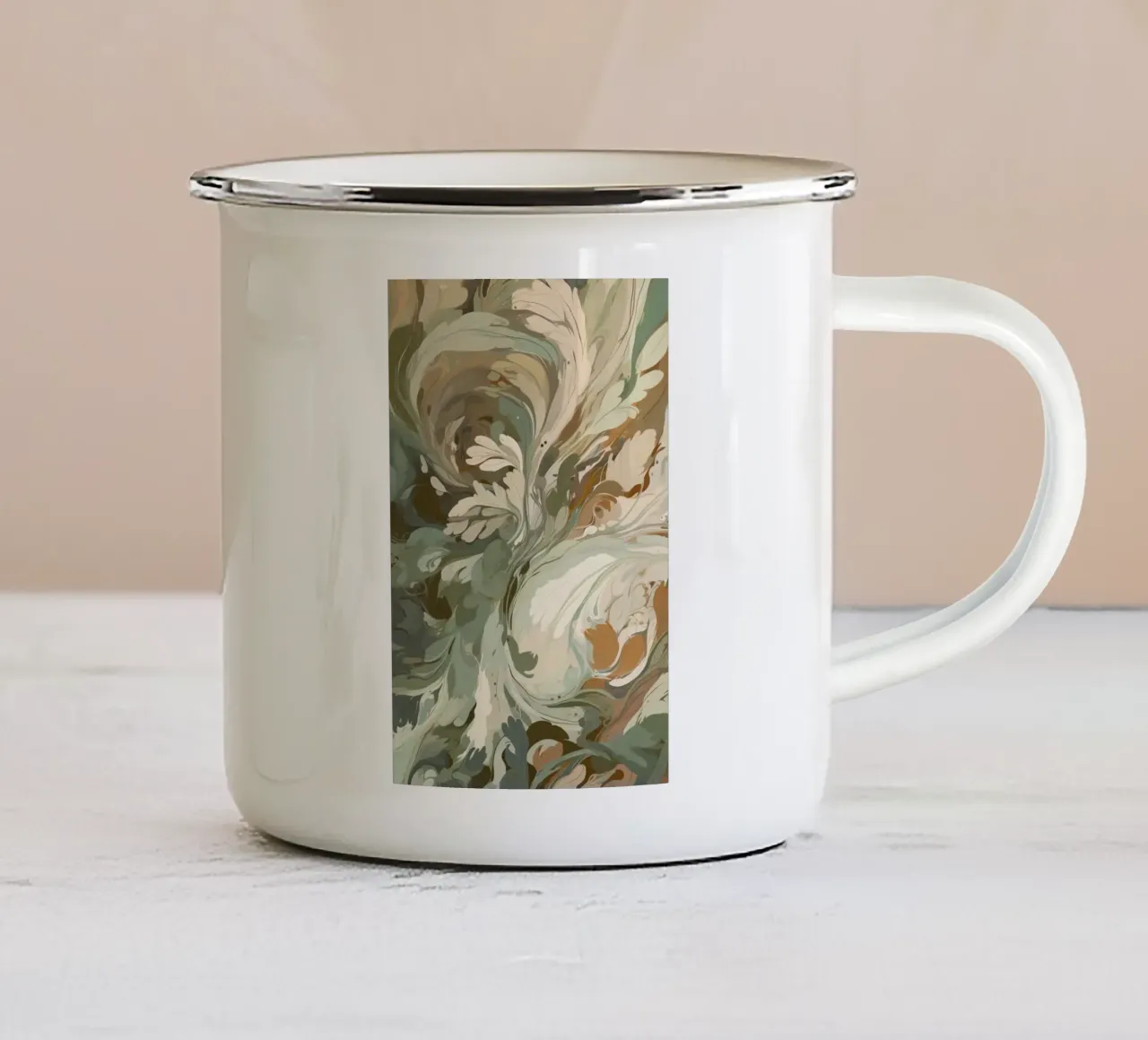Whispers of Nature tazza in smalto da Colormenta