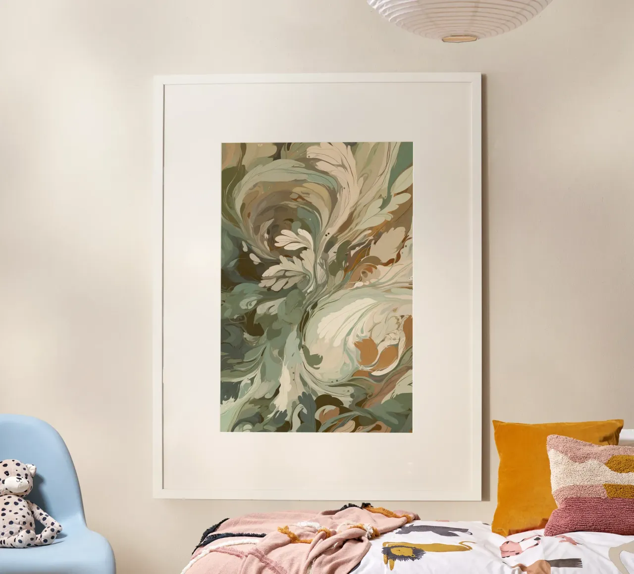 Whispers of Nature poster con telaio in legno da Colormenta