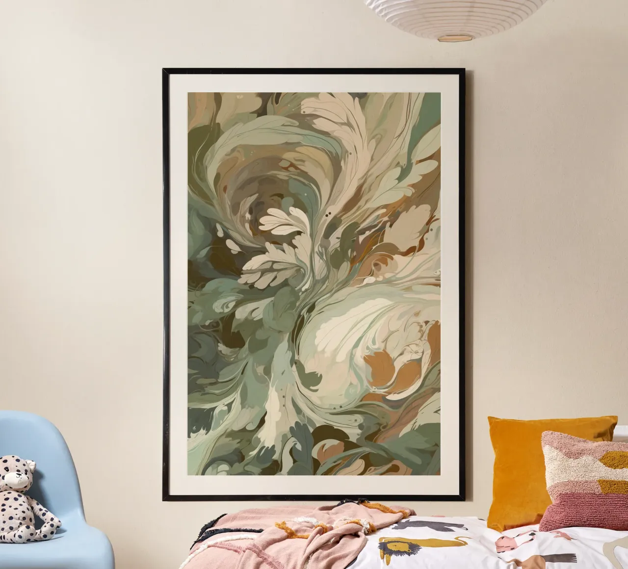 Whispers of Nature poster con telaio in legno da Colormenta