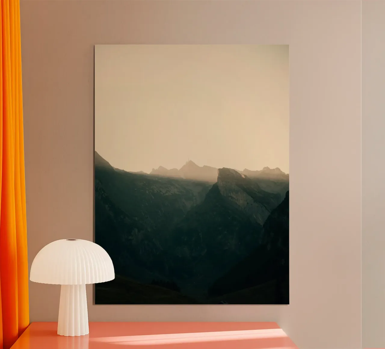 catena montuosa al mattino poster da Earthly Visions