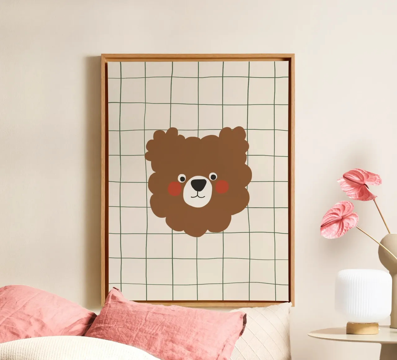 Bear tela con Cornice a cassetta da AleksandraAnna