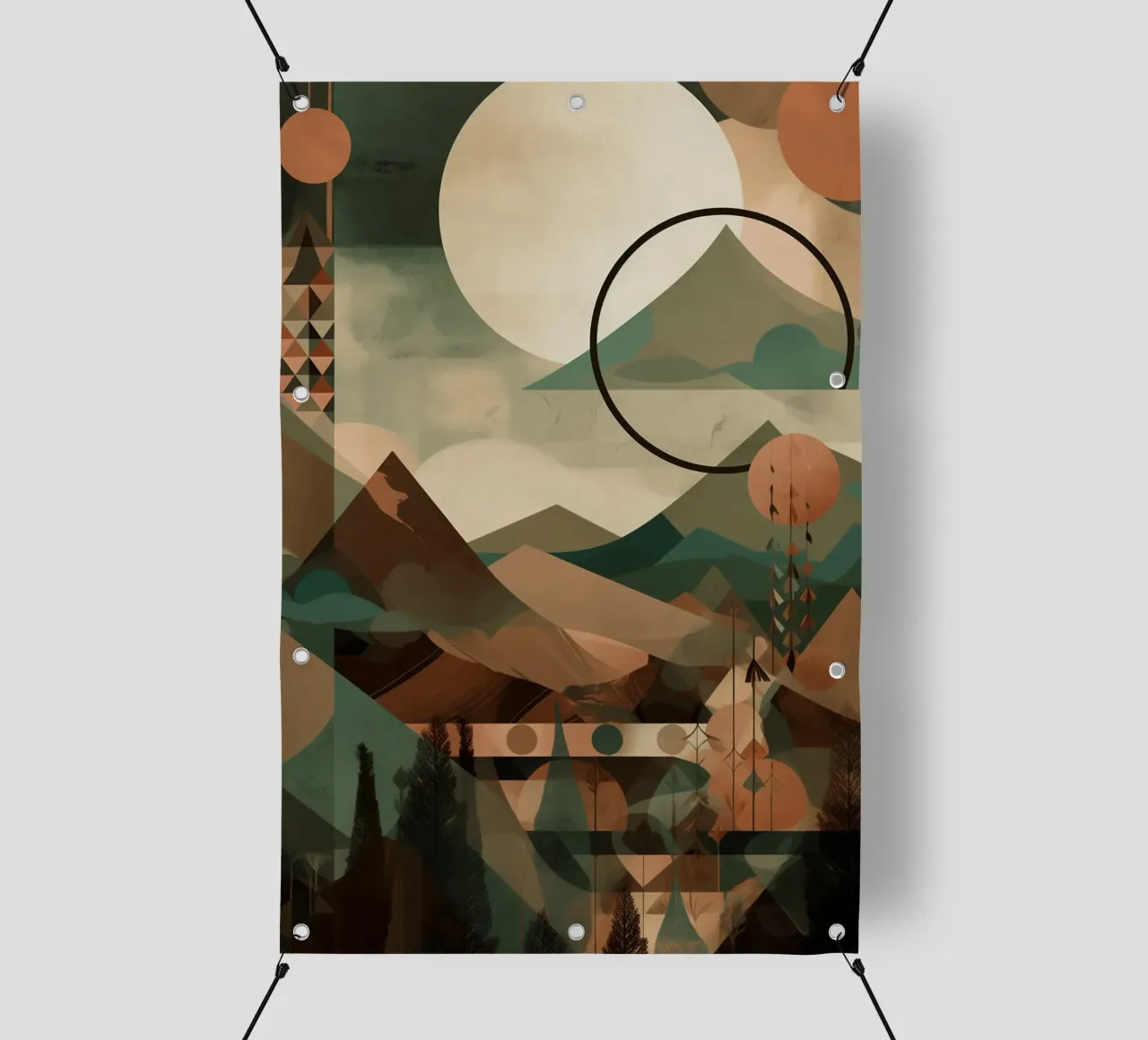 Geometric Horizons telo in pvc da Colormenta