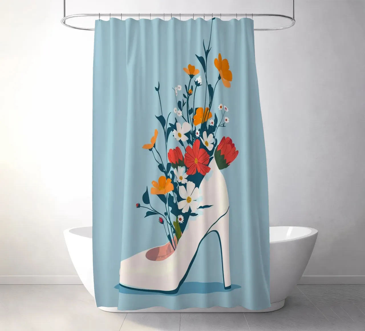 Bloom with Grace tenda da doccia da Colormenta
