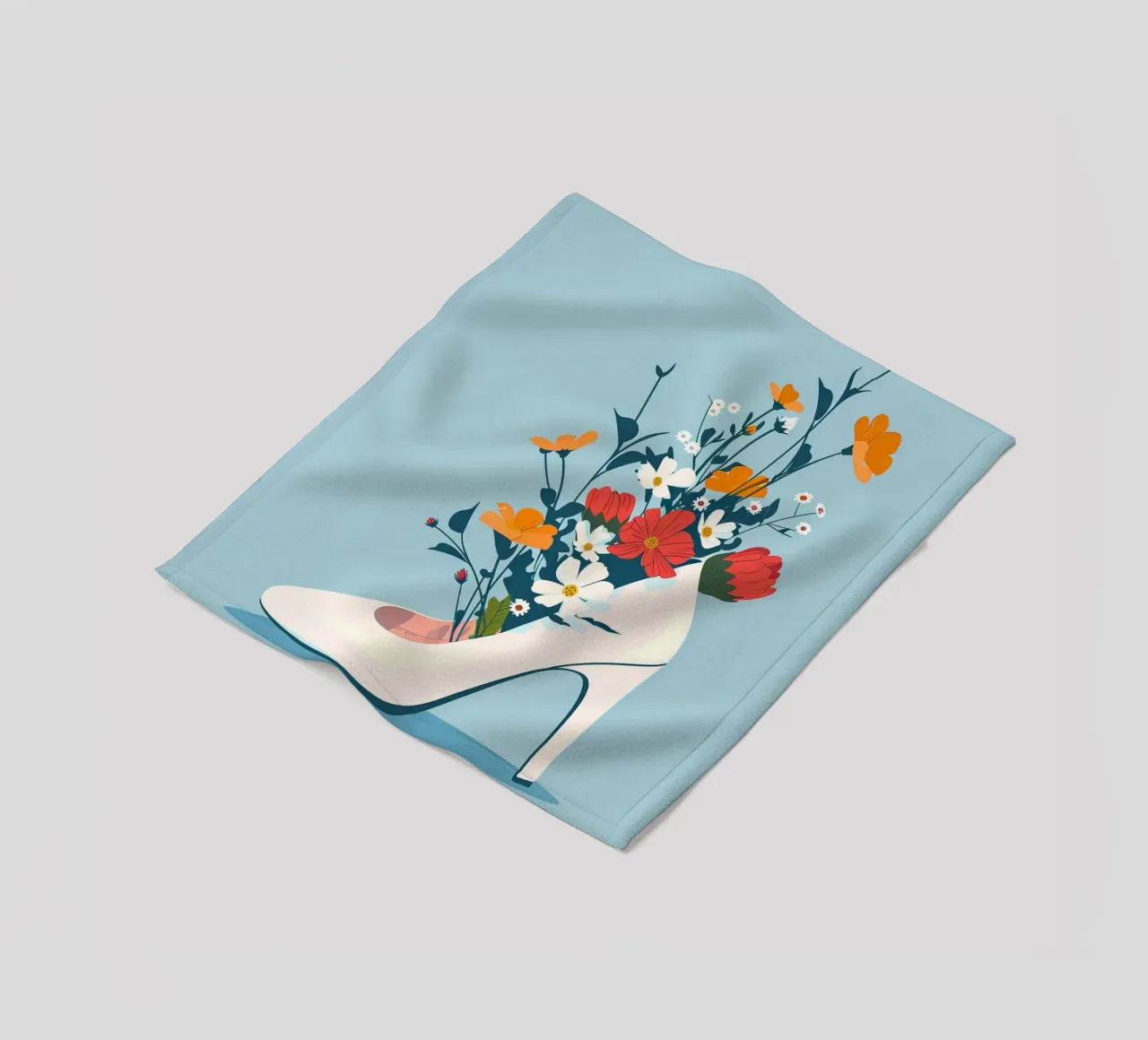 Bloom with Grace coperta in pile da Colormenta