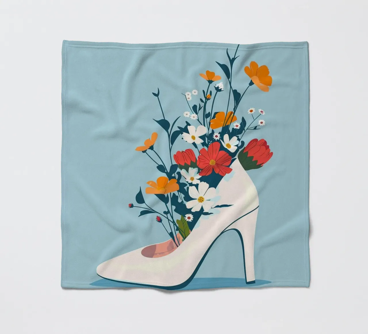 Bloom with Grace coperta in pile da Colormenta