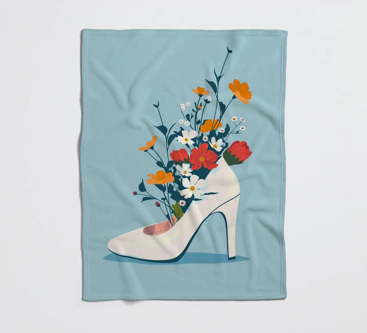 Bloom with Grace coperta in pile da Colormenta
