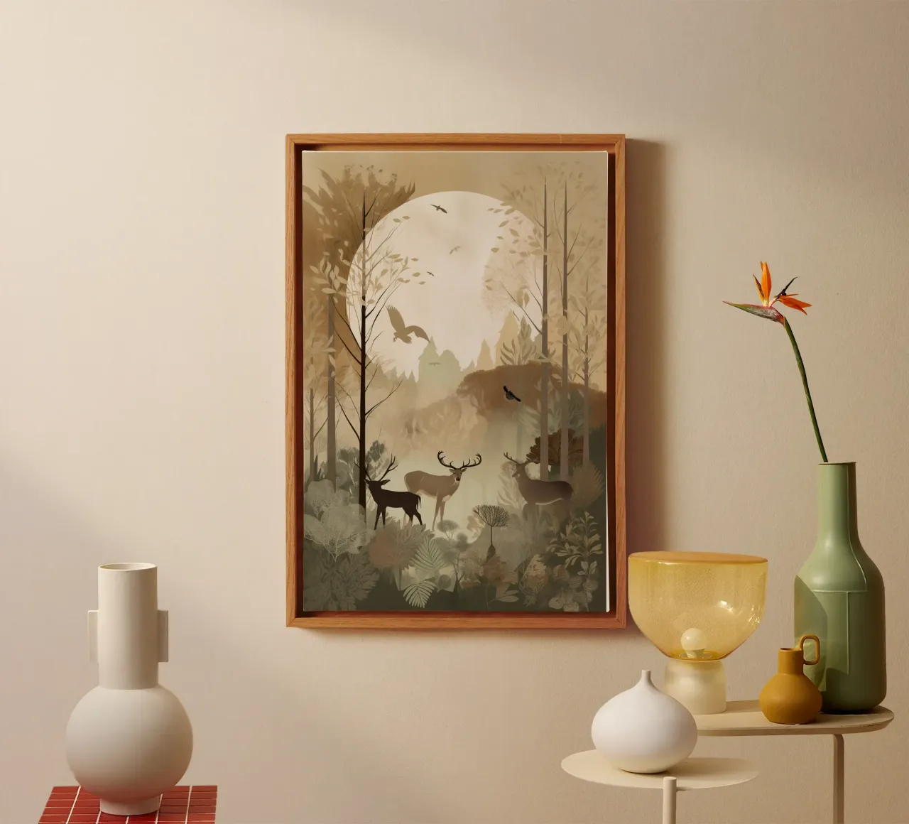 Forest Serenity tela con Cornice a cassetta da Colormenta
