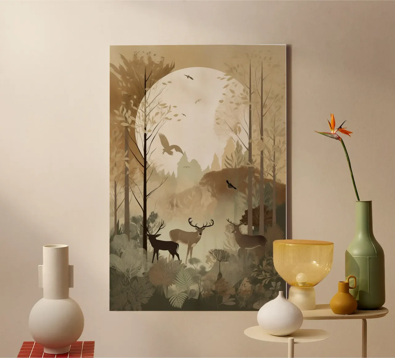 Forest Serenity tela con Cornice a cassetta da Colormenta