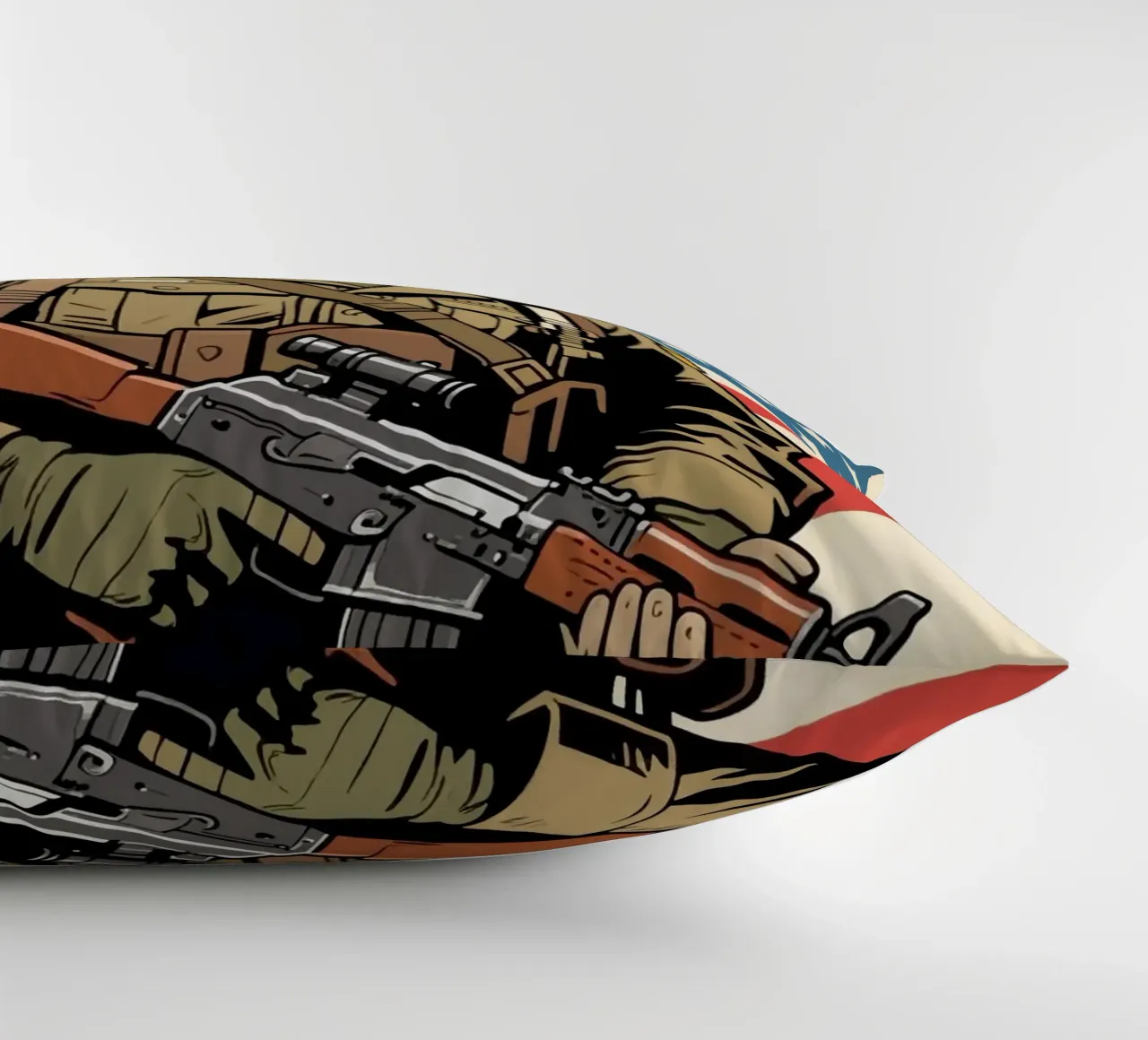 Skull Army cuscino da knowledge
