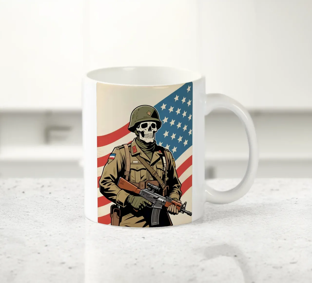 Skull Army tazza in ceramica da knowledge