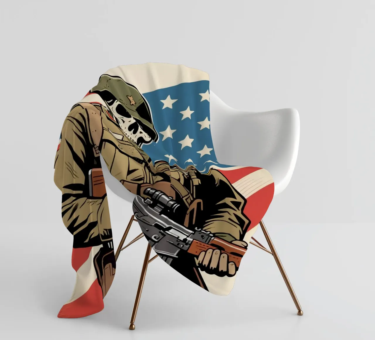 Skull Army coperta in pile da knowledge