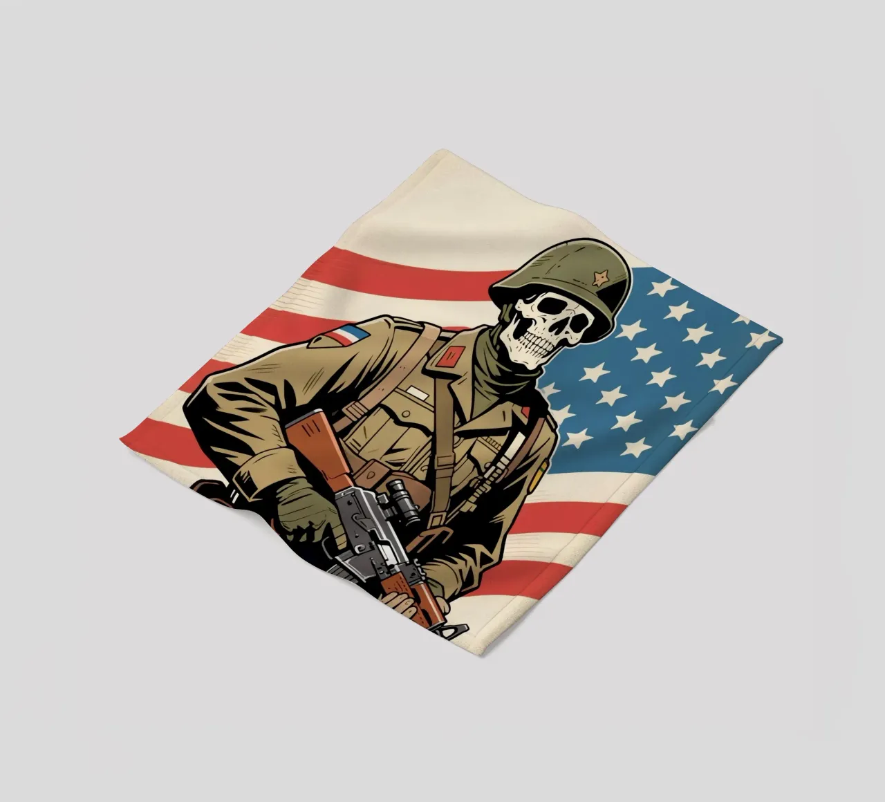 Skull Army coperta in pile da knowledge