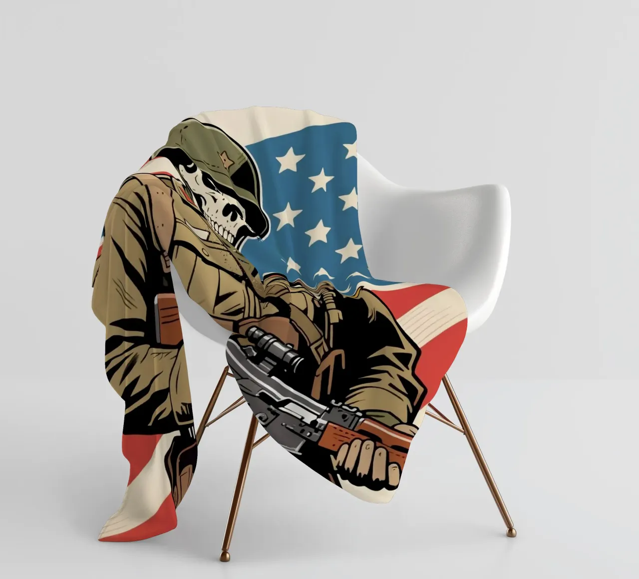 Skull Army coperta in pile da knowledge