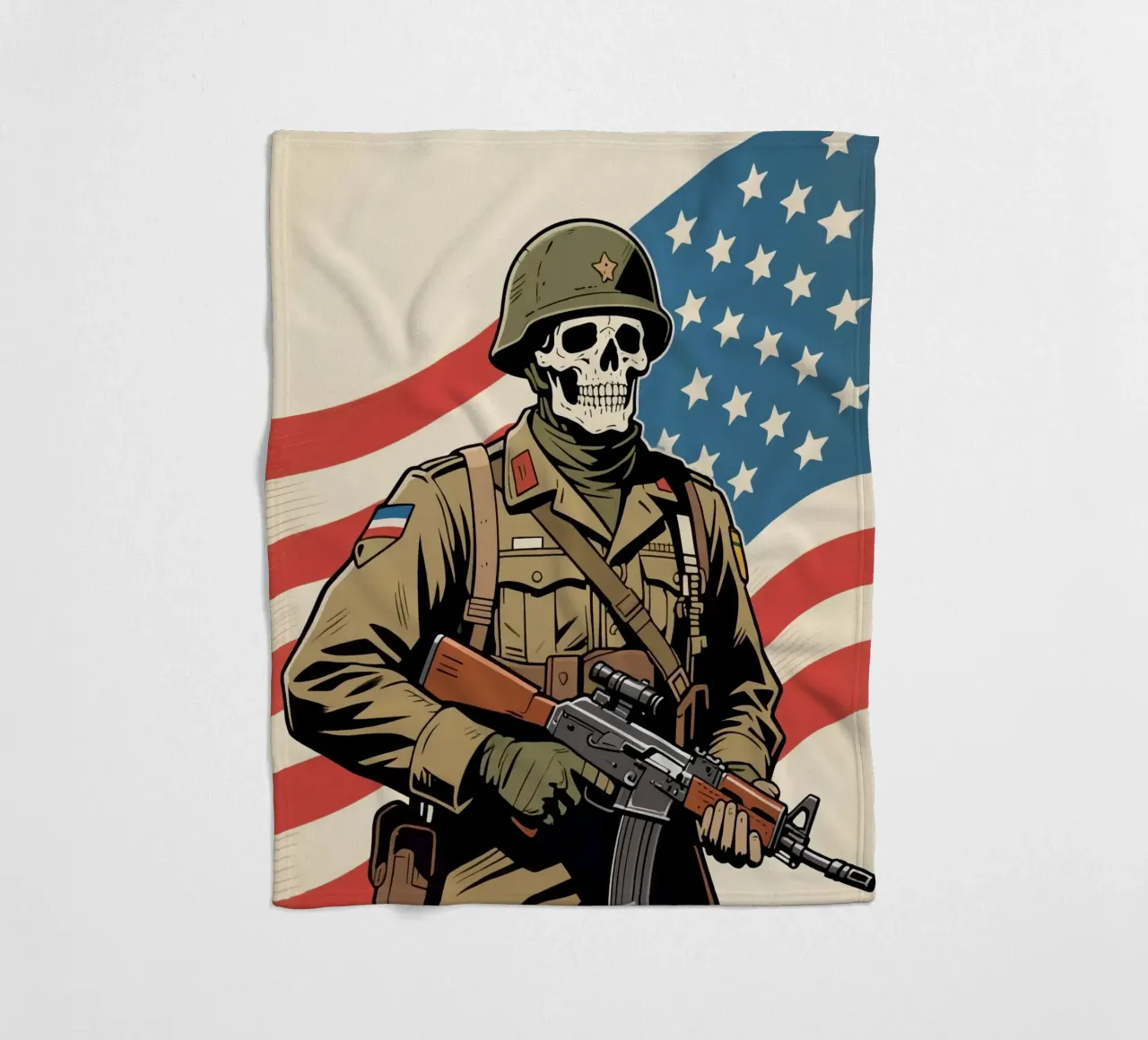 Skull Army coperta in pile da knowledge