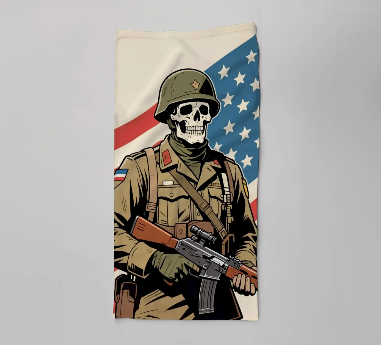 Skull Army asciugamano da bagno da knowledge