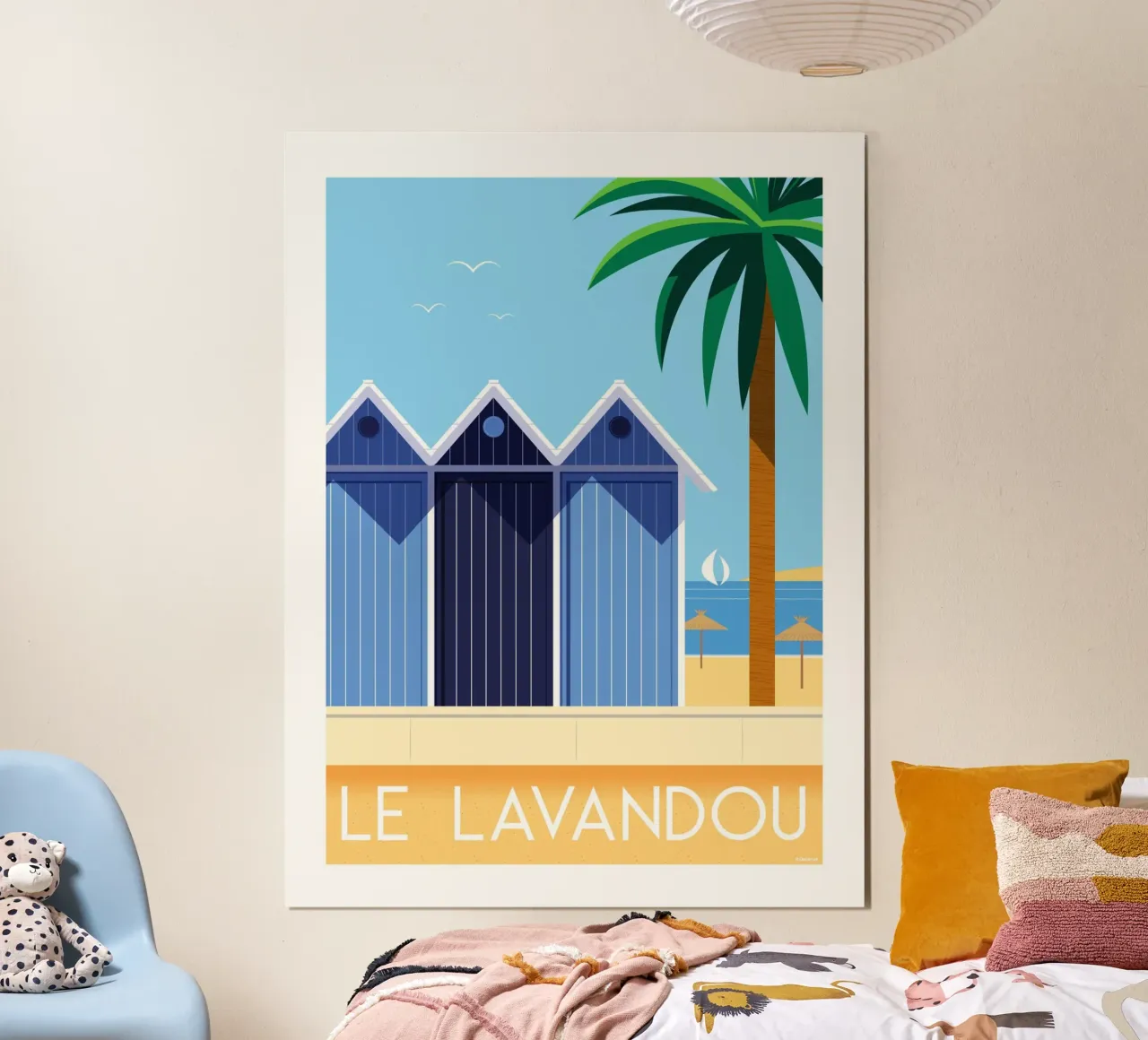 Le Lavandou poster da Raphaël Delerue