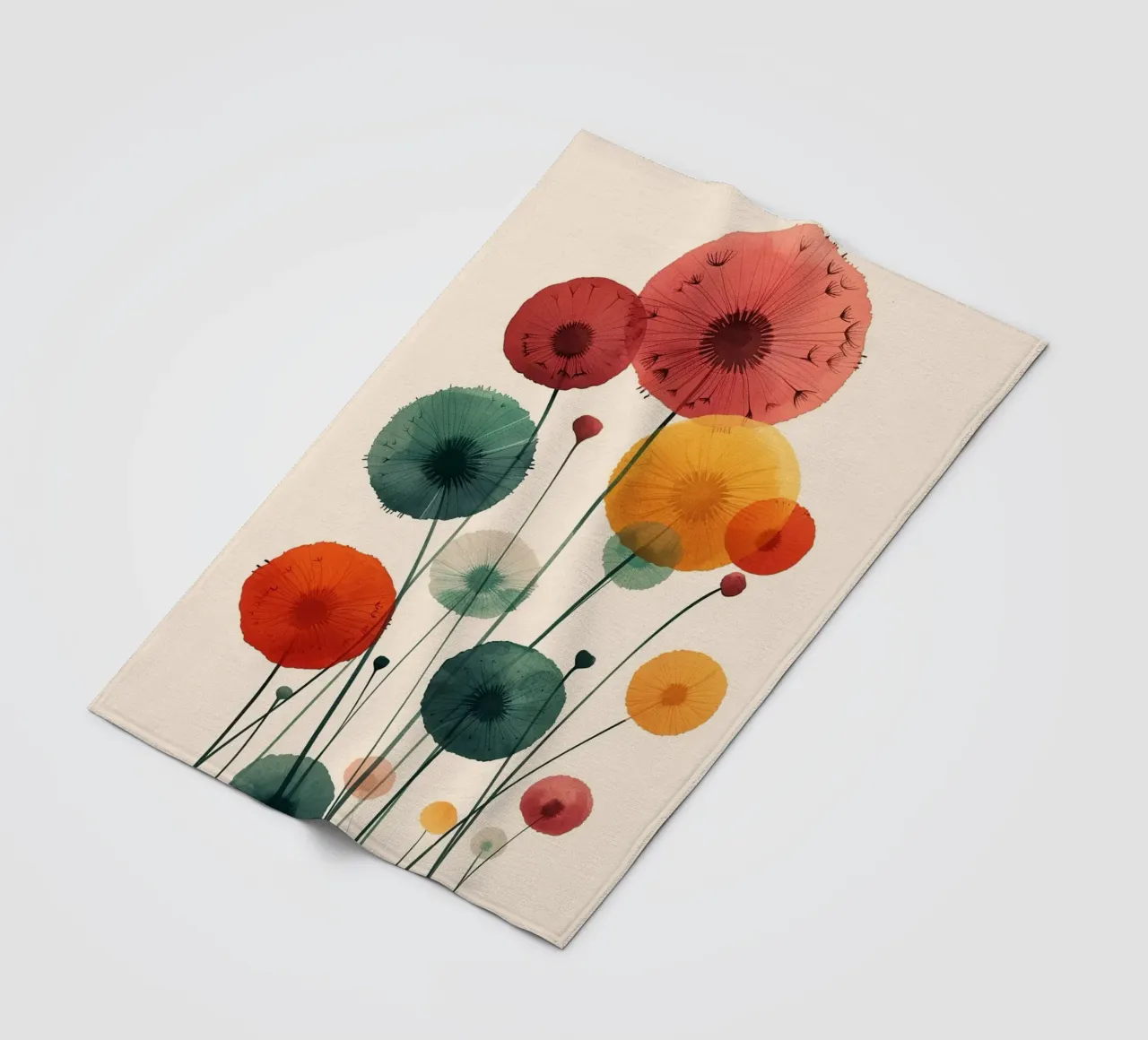 Playful Bloom coperta in pile da Mosaic Dialogue