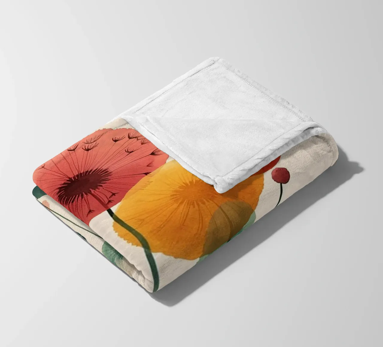 Playful Bloom coperta in pile da Mosaic Dialogue