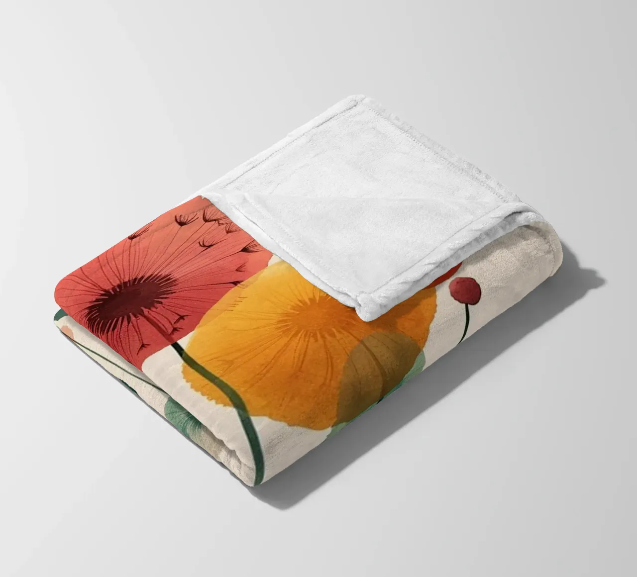 Playful Bloom coperta in pile da Mosaic Dialogue