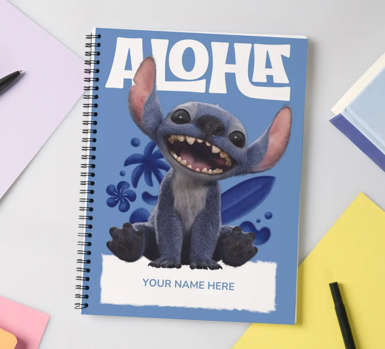Stitch ALOHA - Notebook spiral notebook by Stitch