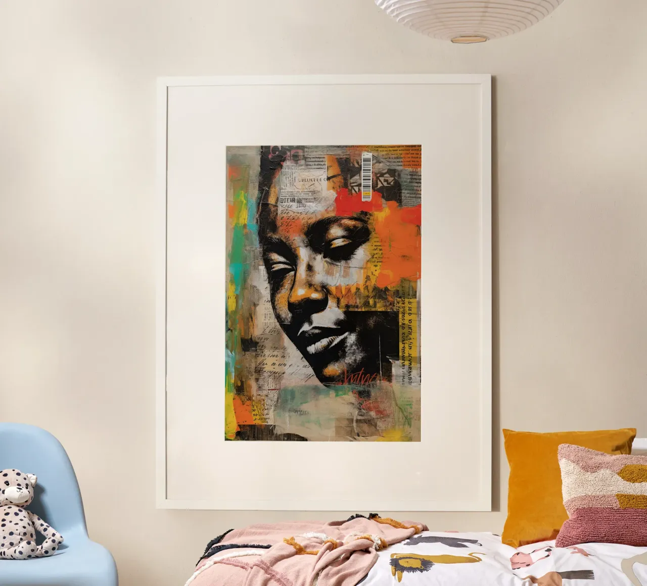 Urban Fragments poster con telaio in legno da Mosaic Dialogue