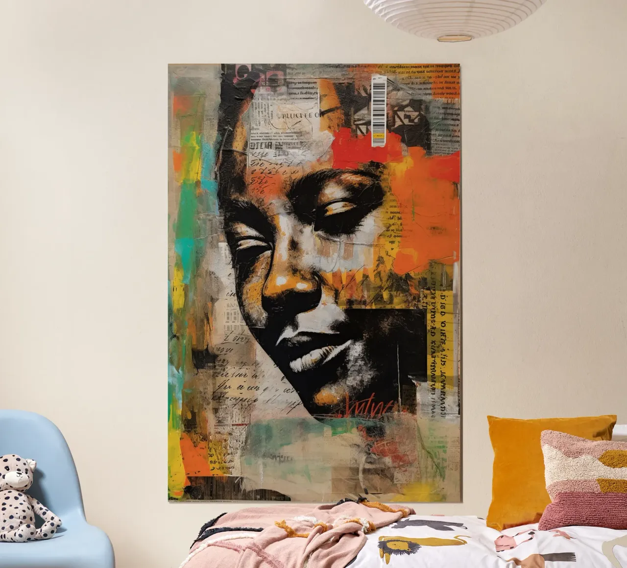 Urban Fragments poster con telaio in legno da Mosaic Dialogue