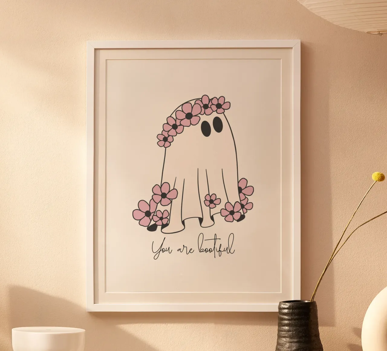 Your are Bootiful poster con telaio in legno da ArtDesign by KBK