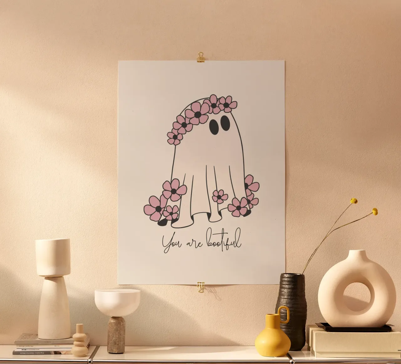 Your are Bootiful poster con telaio in legno da ArtDesign by KBK