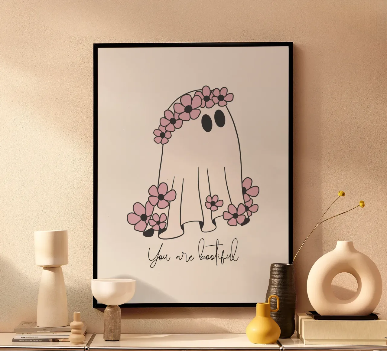 Your are Bootiful poster con telaio in legno da ArtDesign by KBK