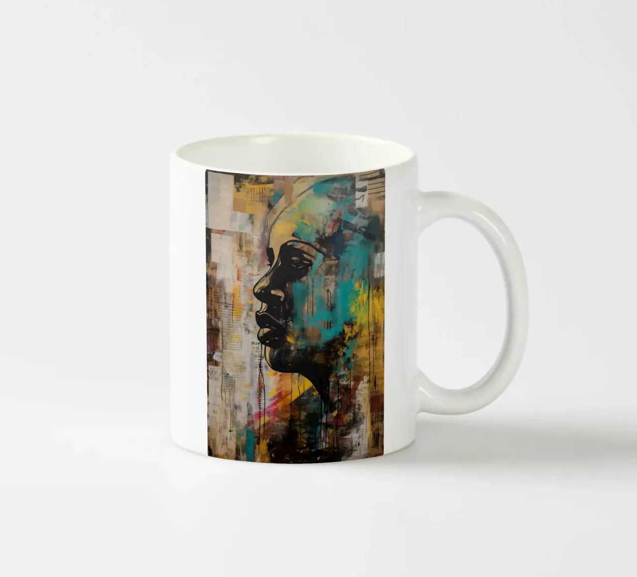 Silent Strength tazza in ceramica da Mosaic Dialogue